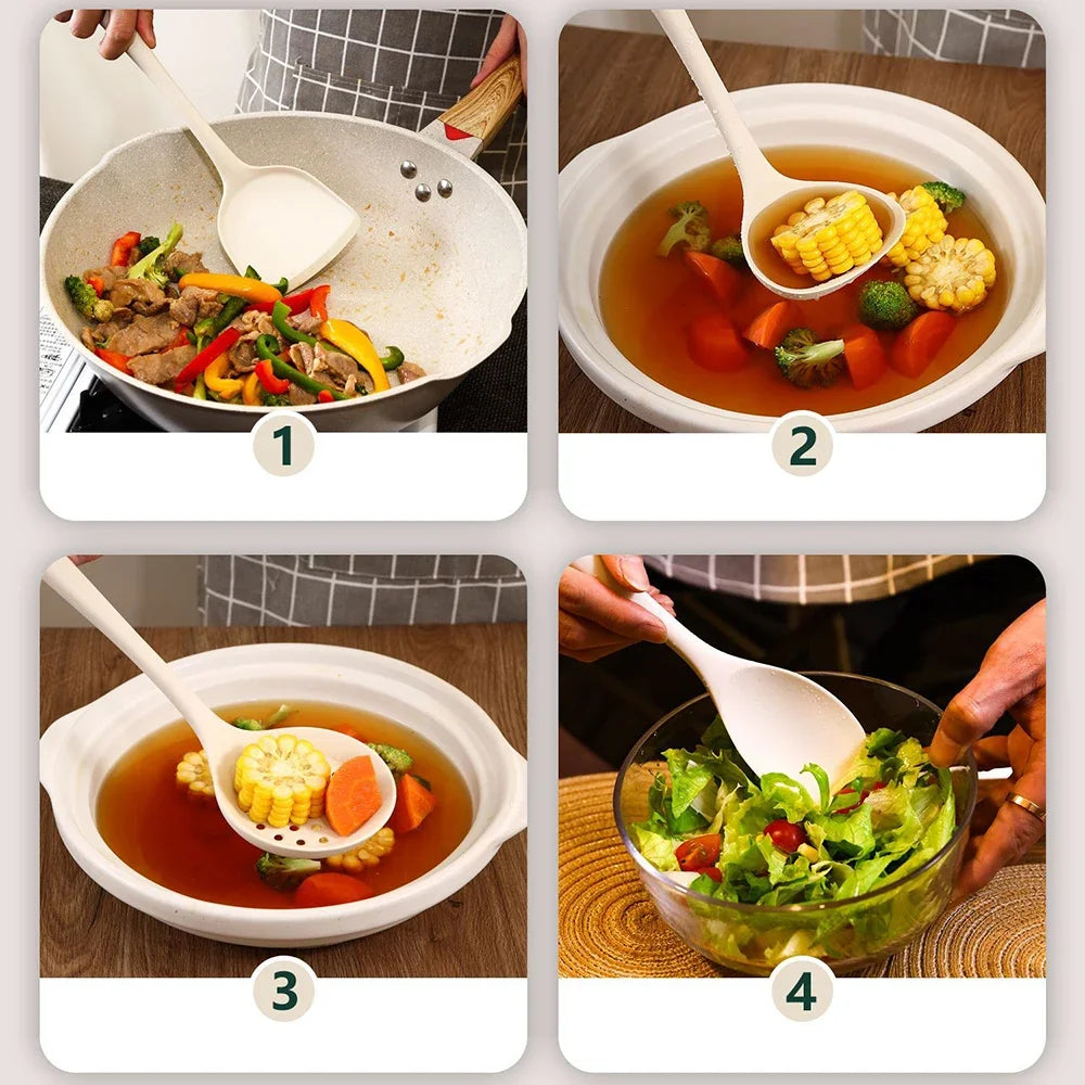 7Pcs Silicone Kitchenware Set &ndash; Heat-Resistant and Eco-Friendly