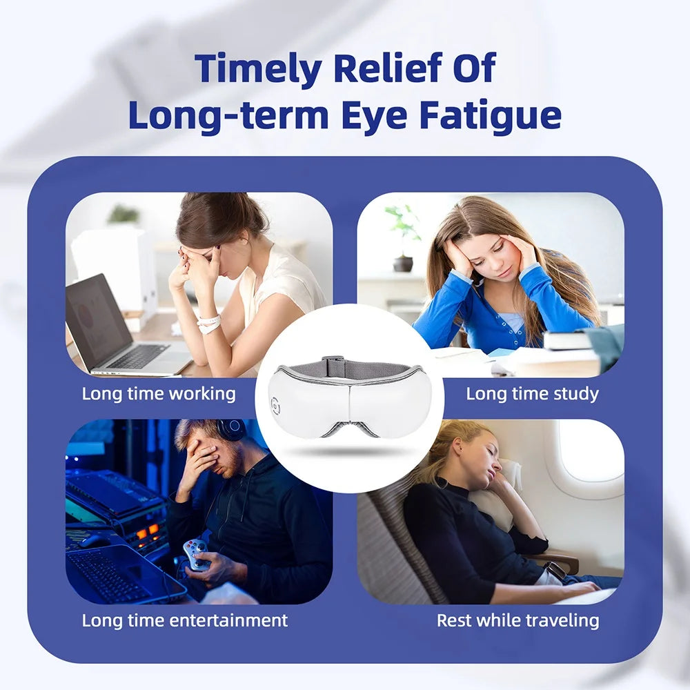Air Pressure Vibration Eye Massager &ndash; Effective Eye Fatigue Relief