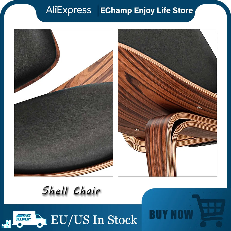 Нордически стол от масивно дърво за дневна стая с модерен дизайн