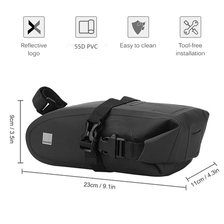 Bicycle Saddle Bag &ndash; Large Capacity Water Resistant Bag