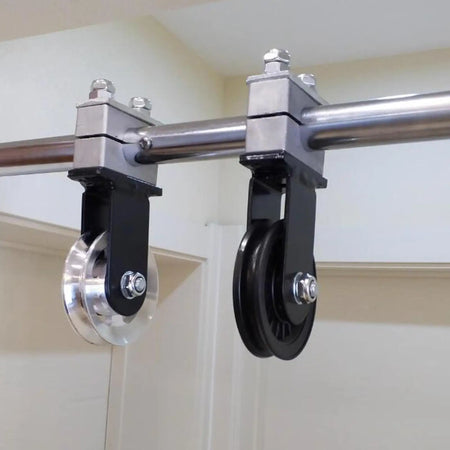 Universal Bearing Pulley Wheel - Durable Aluminum Alloy Gym Equipment