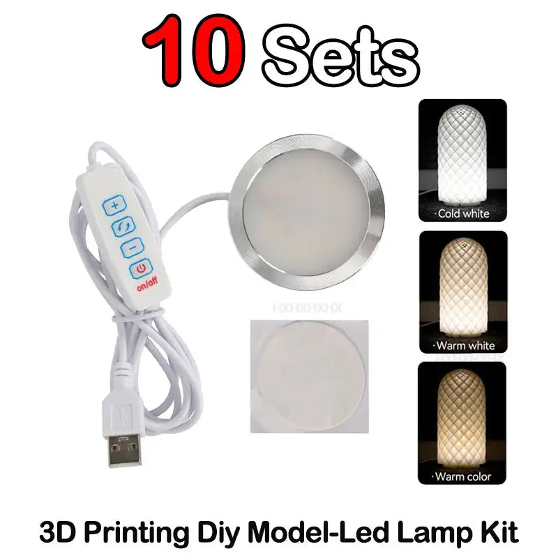 Bambu Lab LED Lamp Kit 001 Hardware For 3D Printing Parts 10 Sets Led Lamp Kit