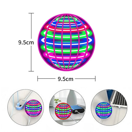 Flying Ball Spinner Toy &ndash; 360 Degree Rotating LED Fun