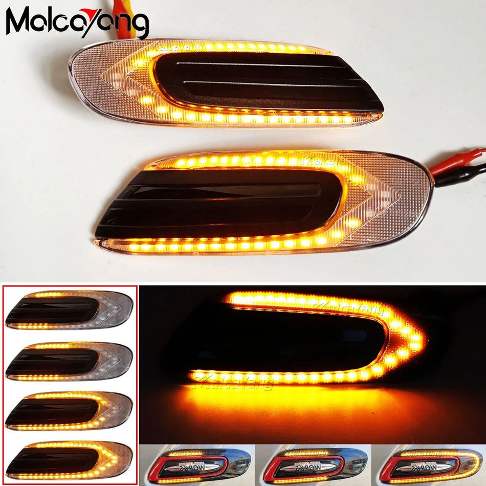 Luces de Señal de Giro LED Ámbar Dinámicas para MINI Cooper F55 F56 F57
