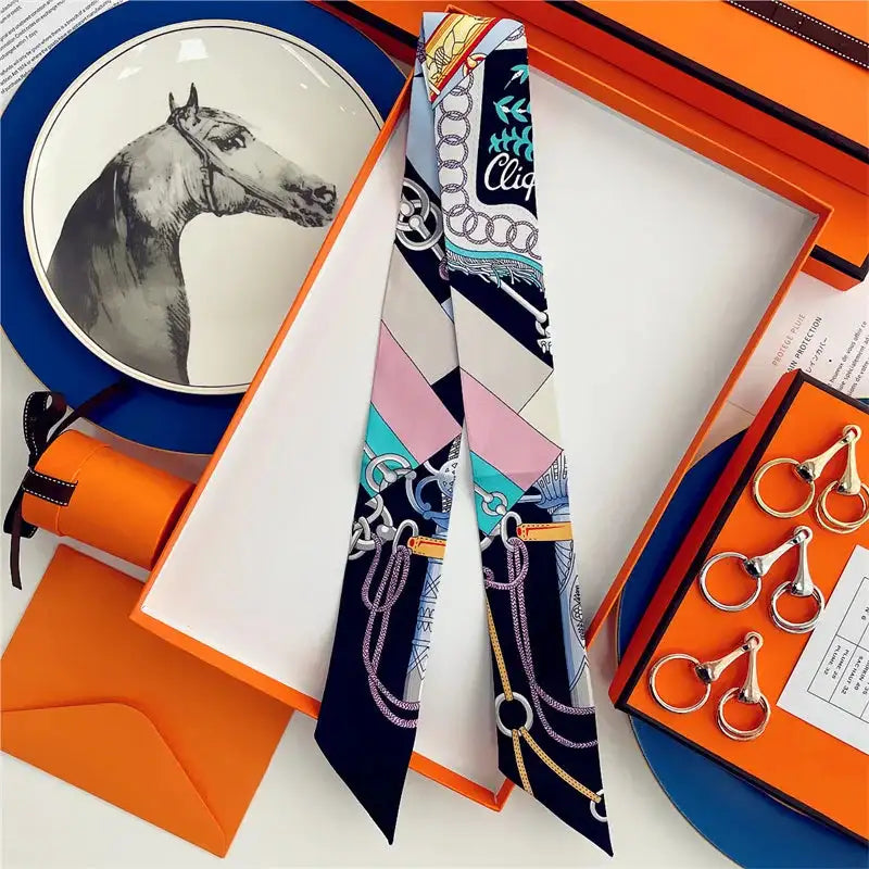 JTVOVOC Silk Scarf &ndash; Elegant Versatility for Any Outfit JZP023-01 / 5x85cm