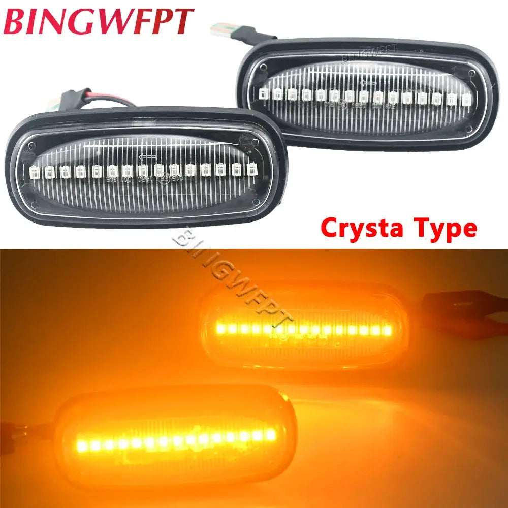 1 Pair For Land Rover Discovery 2 1999-2004 Defender Freelander 1 1997-2005 Dynamic Flowing Water LED Side Marker Light by InterCyprus Trading Ltd