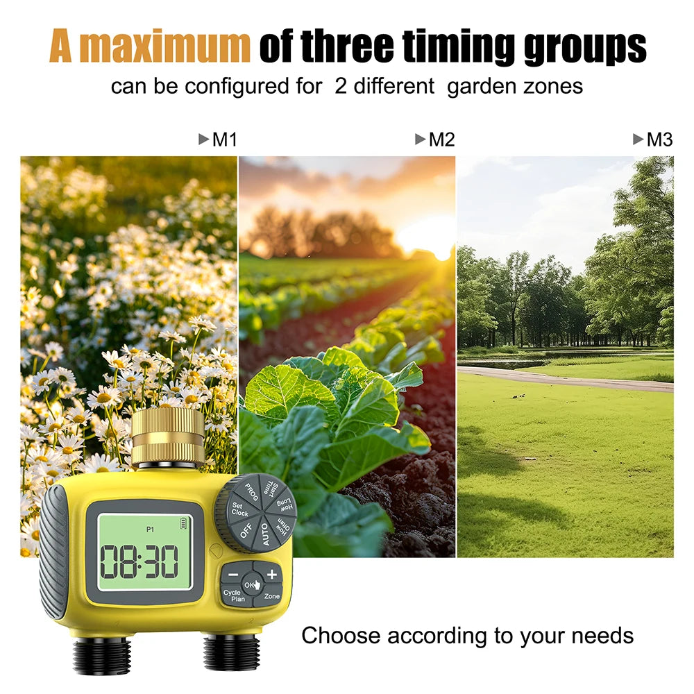 Smart Water Timer &ndash; LCD Display For Easy Scheduling
