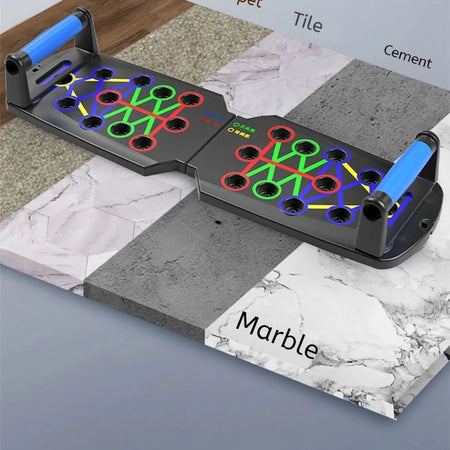 Foldable Multi-Functional Push Up Board for Comprehensive Home Fitness &amp; Core Workout