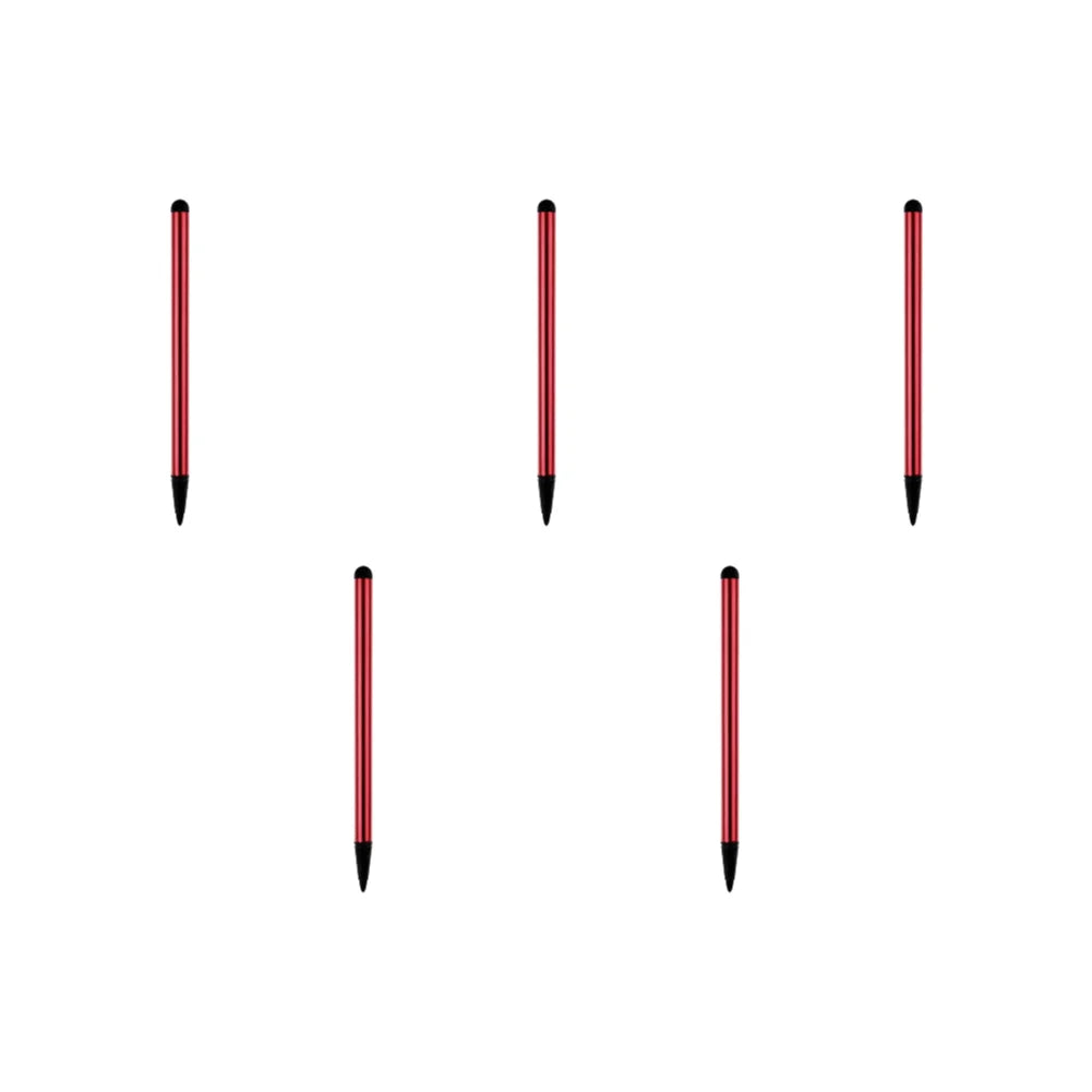 Universal Stylus Pen for iPad, iPhone, Samsung - Precision Drawing &amp; Writing Red 5PCS