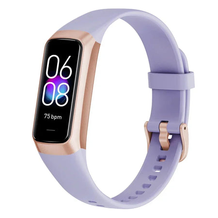 Amoled Color Screen Smart Watch &ndash; Heart Rate And SpO2 Light Purple