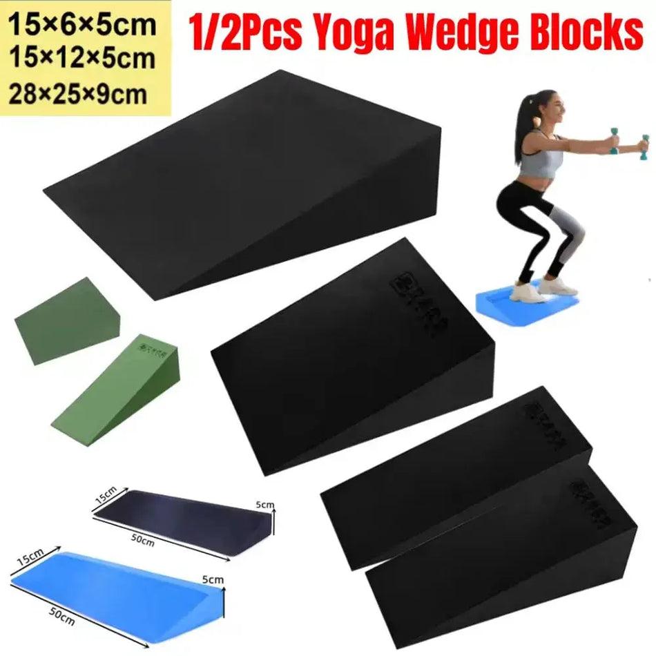 High Density EVA Yoga Wedge Block With Non Slip Grip For Calf Stretching by InterCyprus Trading Ltd