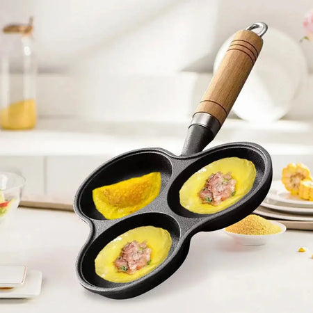 Alloet 4 To 7 Cup Breakfast Egg Pan Nonstick Pancake Pan