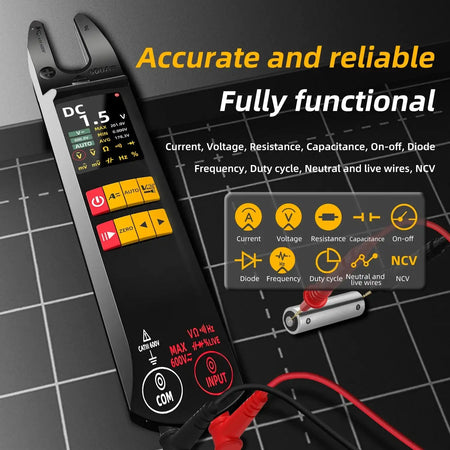 Bside U5 U Shaped Clamp Meter 600A True RMS Multimeter