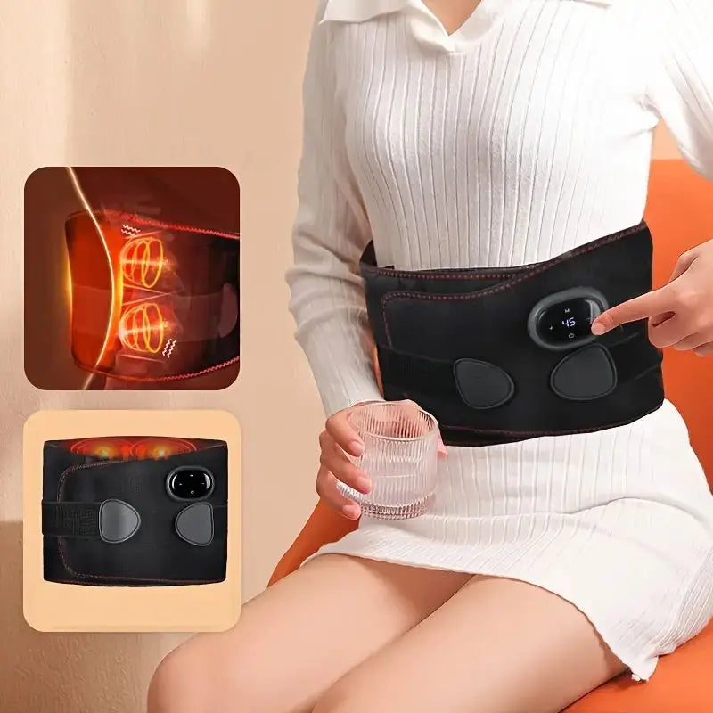 Electric Heating Waist Massage Belt with Graphene Technology