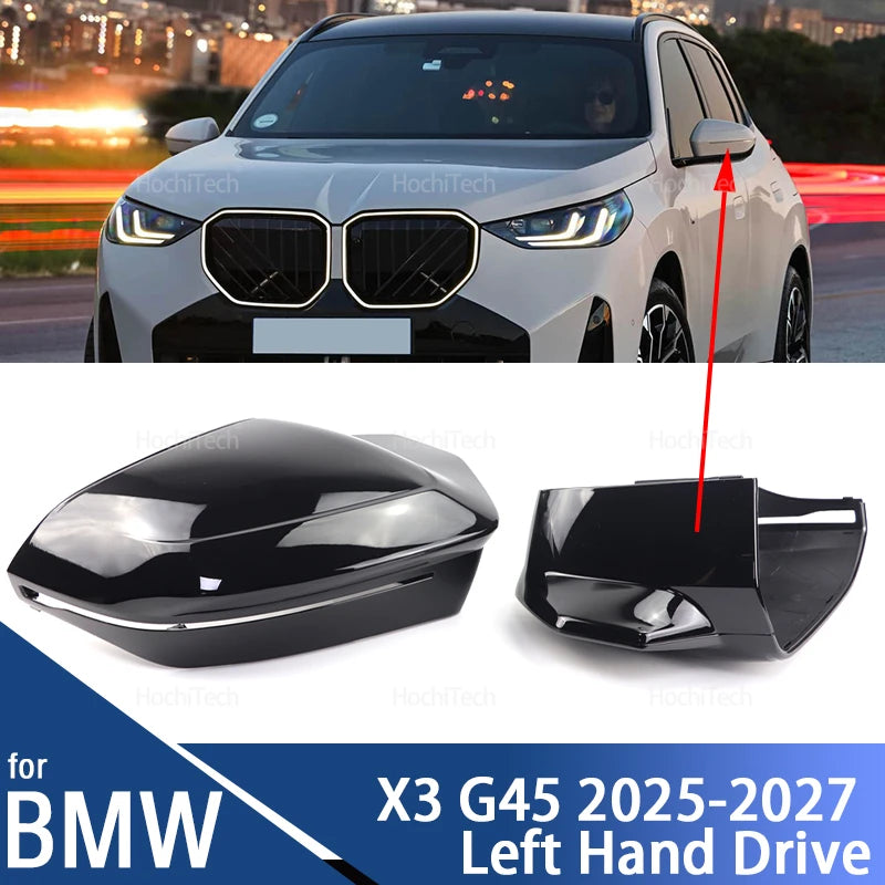 Korvaavat sivupeilin kannet kiiltävän mustasta ABS:stä BMW X3 G45