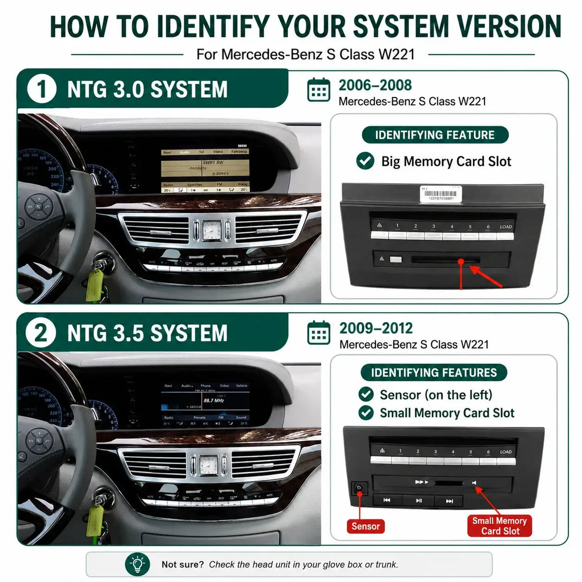 10.25″ Screen Wireless CarPlay for Mercedes Benz S-Class/CL W221 NTG3.0/3.5 System 2006-2012 With Android Auto Navigation BT GPS by InterCyprus Trading Ltd