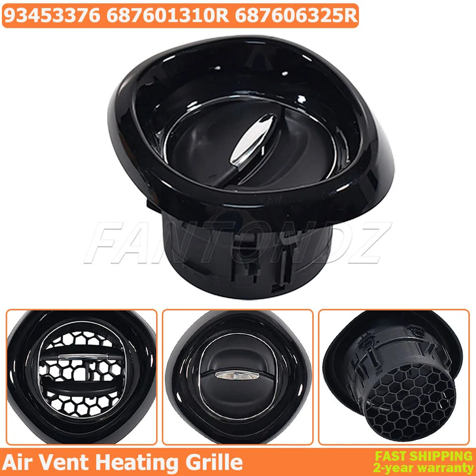 Rejilla de Ventilación de Aire Acondicionado para Opel Vauxhall Vivaro Renault Captur Clio MK4 Trafic MK3