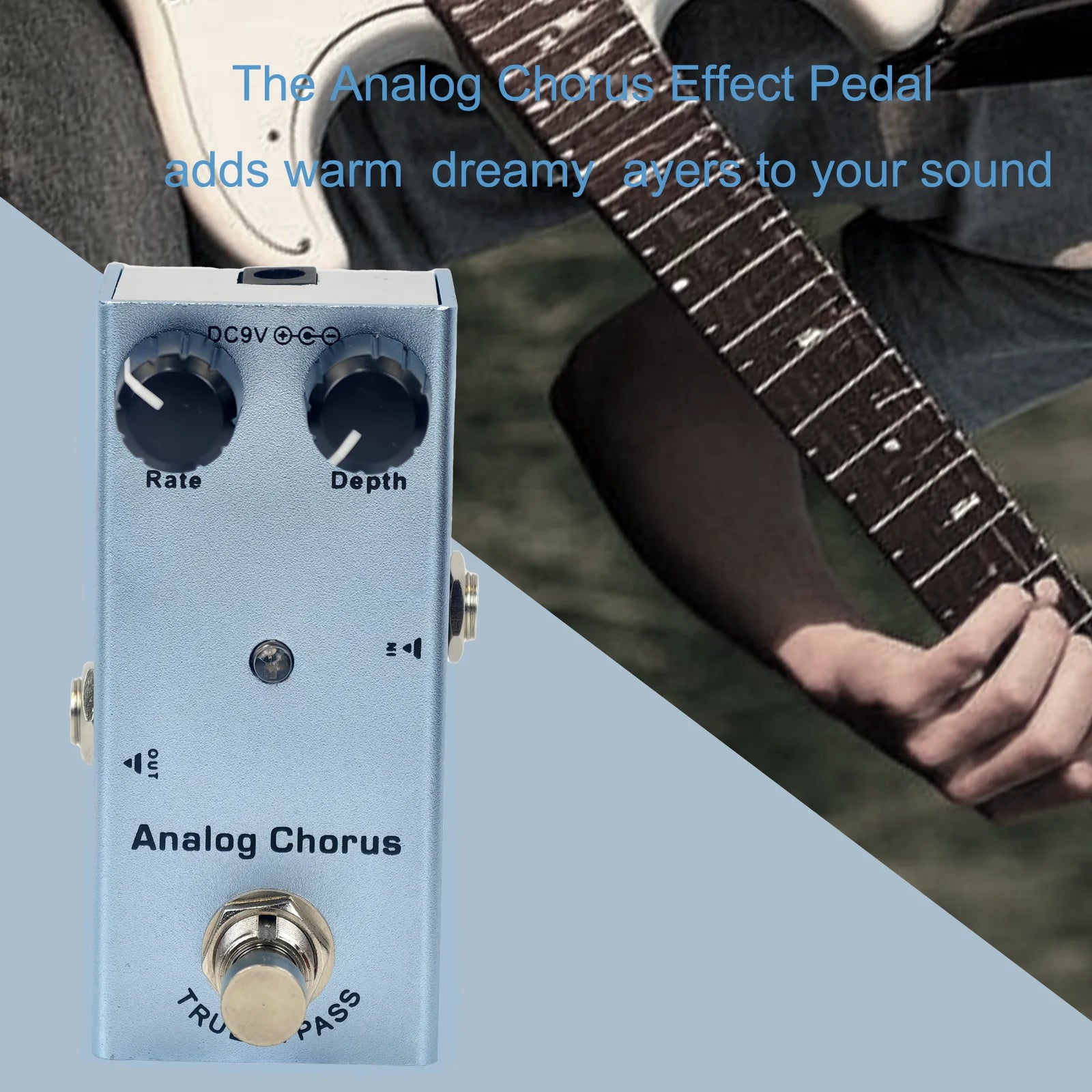 Miwayer Multi-Effect Guitar Pedal &ndash; True Bypass Rich Tones 07-Analog Chorus