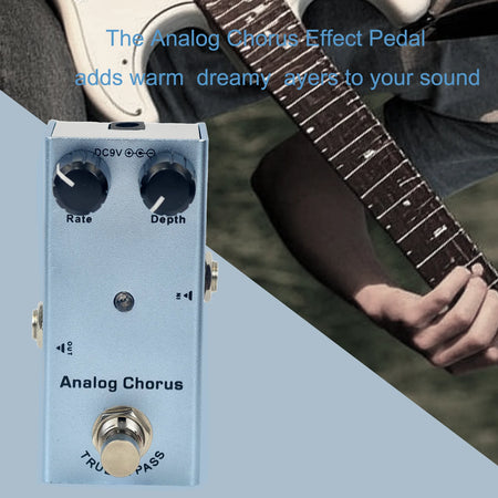 Miwayer Multi-Effect Guitar Pedal &ndash; True Bypass Rich Tones 07-Analog Chorus