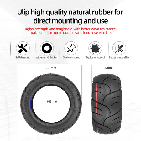 ULIP 11 Inch Self-Healing Tubeless Tire for Electric Scooters