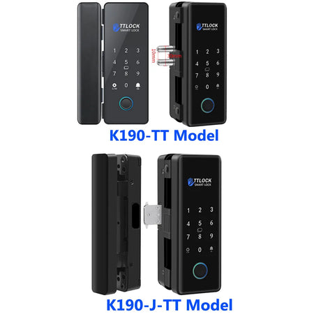 Bluetooth TTLOCK Glass Door Lock &ndash; Biometric Access