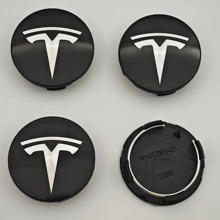 4 pcs/set suitable for Tesla Model 3 Y S X wheel center cap badge, modified wheel hub cap ABS 56mm Tesla original car wheel cent by InterCyprus Trading Ltd