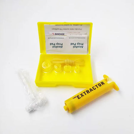 Camping Venom Extractor Kit &ndash; Lightweight Efficient Suction Yellow