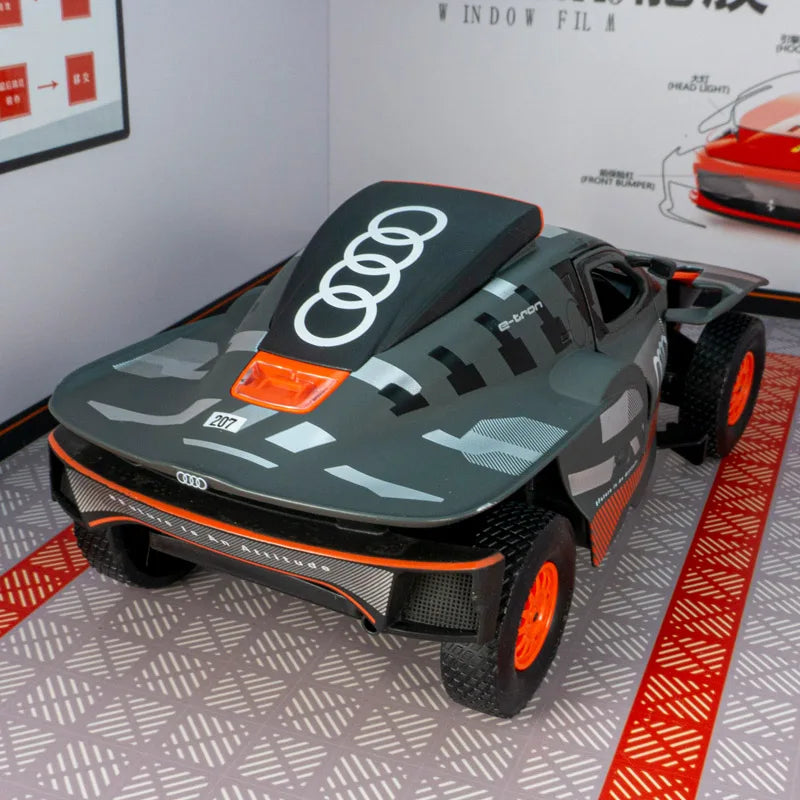 Modello di auto in lega diecast 1:24 per Audi RS Q E-tron