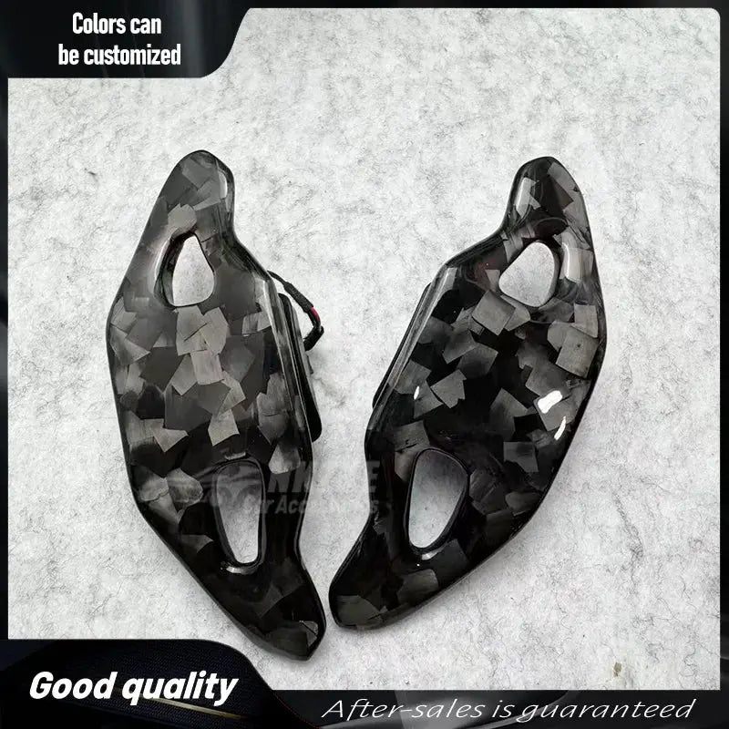 Forged carbon fiber large foil shift paddles suitable for Audi A4 B9 Q5L Q3L C8 C7 PA Lamborghini shift pad by InterCyprus Trading Ltd