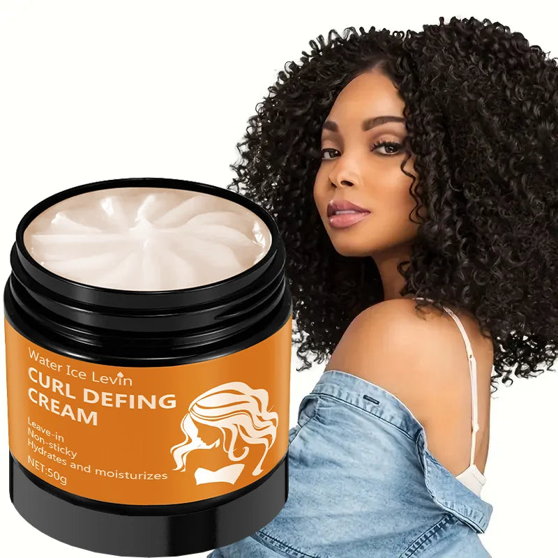 Black Castor Oil Curly Hair Styling Cream &ndash; Moisturizing Formula for All Hair Types