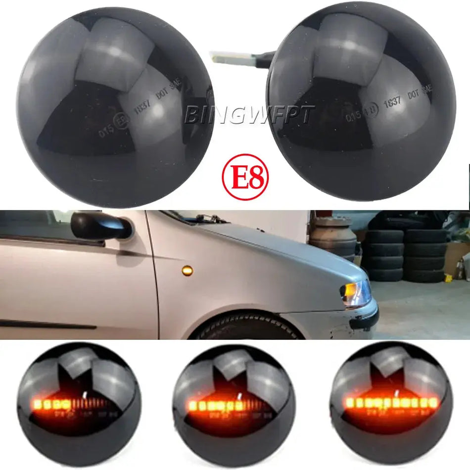 2PCS Dynamic LED Turn Signal Side Marker Light For Land Range Rover L322 2002-2012 Repeater Sequential Flasher Blinker Lamp by InterCyprus Trading Ltd