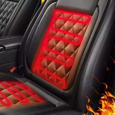 Universal 12V Heated Seat Cushion Cover for Cold Weather Comfort