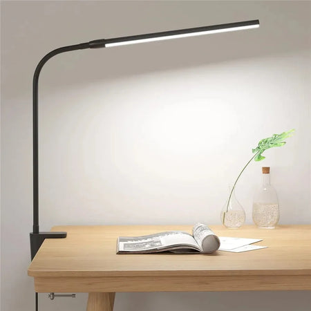 LED Desk Lamp Double/Single Head &ndash; Stepless Dimmable Single-head Black