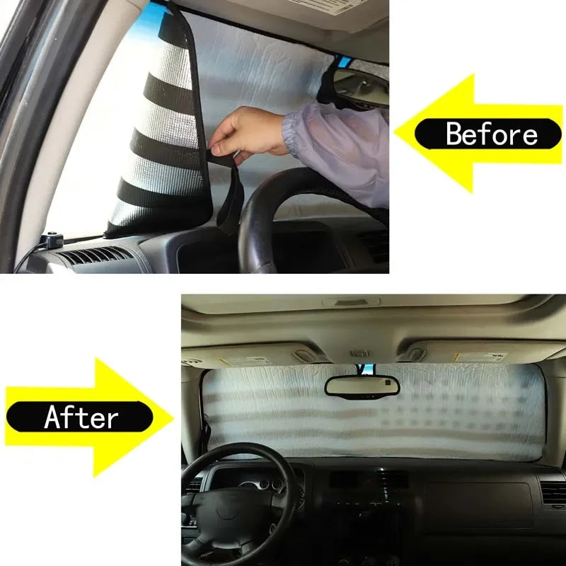 Sluneční clona předních oken Hummer H3 2005 2009 lišty