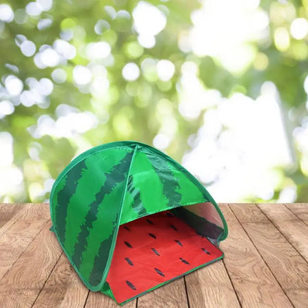 Watermelon Pop-Up Camping Tent - Waterproof &amp; UV Protection for Solo Adventures