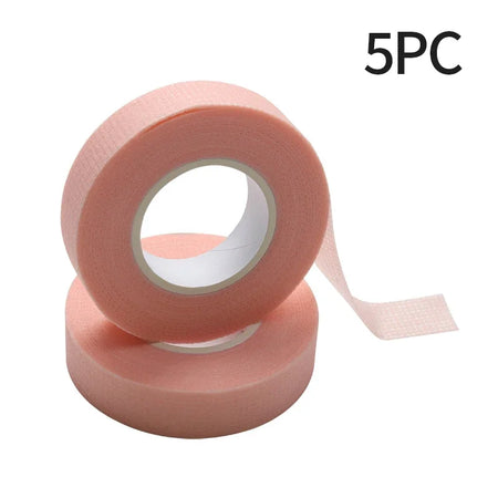 AILEISHI Micropore Eyelash Tape for Lash Extensions - 5/10pcs 5pcs pink