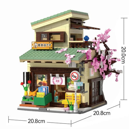 Cada Sushi House Bricks Set LED &ndash; Mini City Street Set Without original box 2
