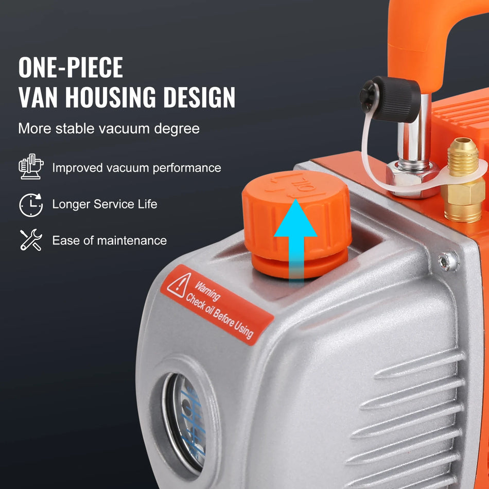 SucceBuy 3GAL To 5GAL Vacuum Chamber &ndash; 3.5CFM Pump Included