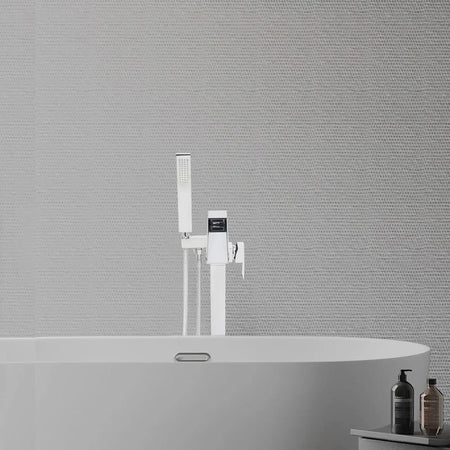 Freestanding Bath Tap &ndash; Waterfall Mixer With Hand Shower