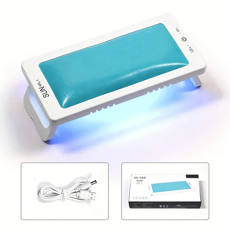 YIKOOLIN Foldable Nail Lamp With LED UV Gel Dryer &ndash; Compact Blue / USB