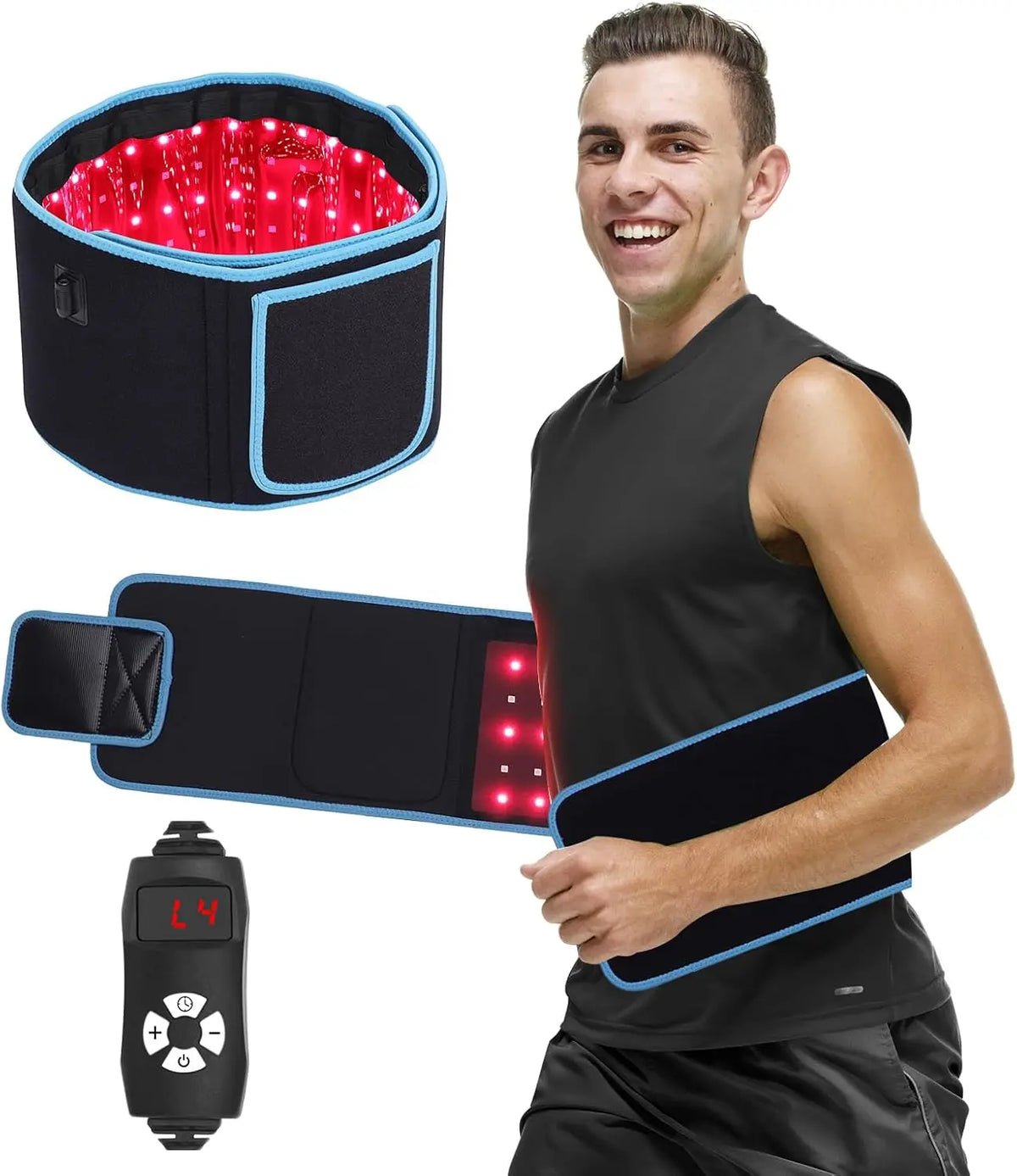 LED Phototherapy Massage Belt &ndash; Infrared Red Light Therapy