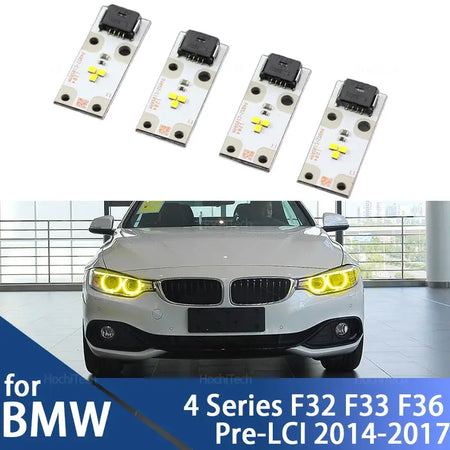 Yellow Daytime DRL Light Driving LED Angel Eye Maker Light Diode Board Chip for BMW 4 Series F32 F33 F36 Pre-LCI 2014-2017 by InterCyprus Trading Ltd
