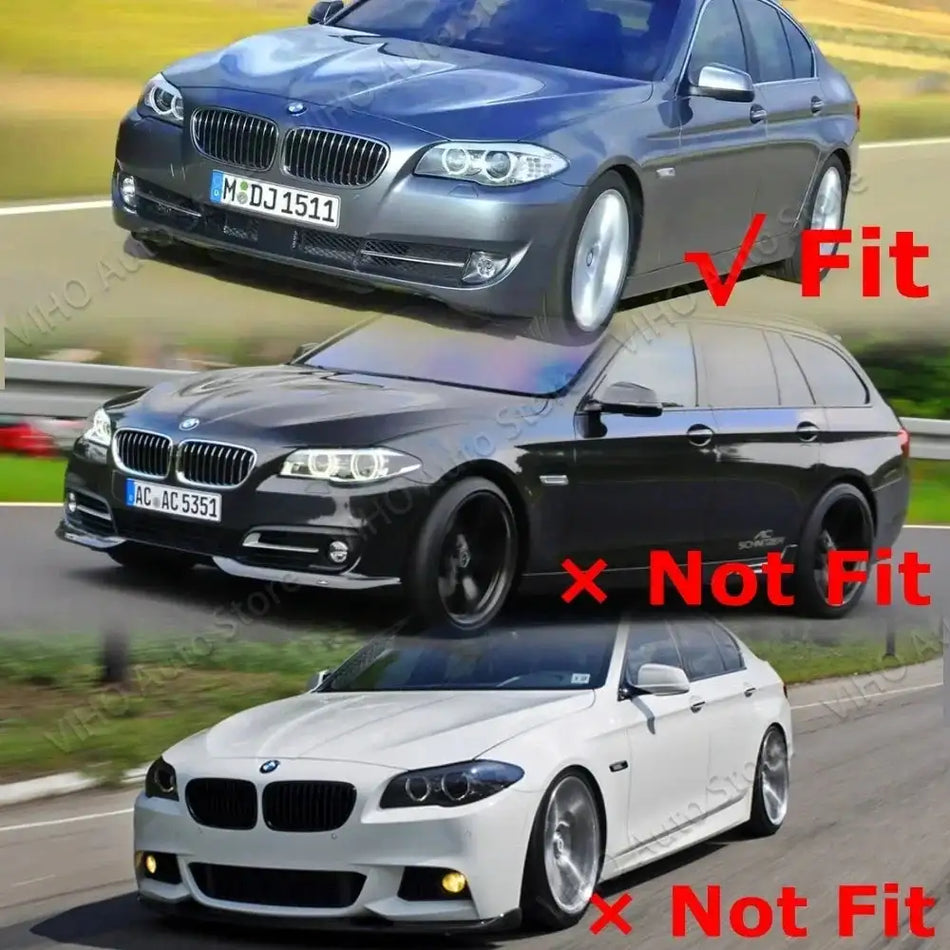 BMW F10 F11 5 Serisi Difüzör Ön Tampon Lip Splitter