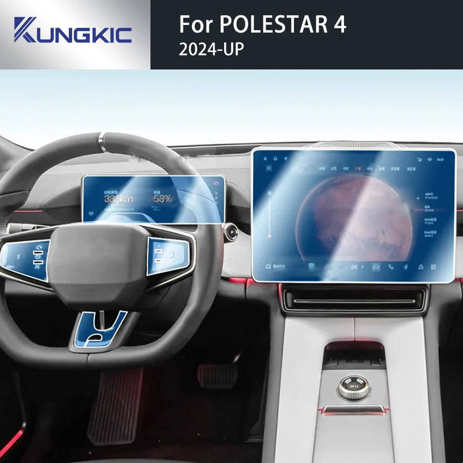 Dashboard Protector TPU Film Anti-Scratch For Polestar 4 2024-2026