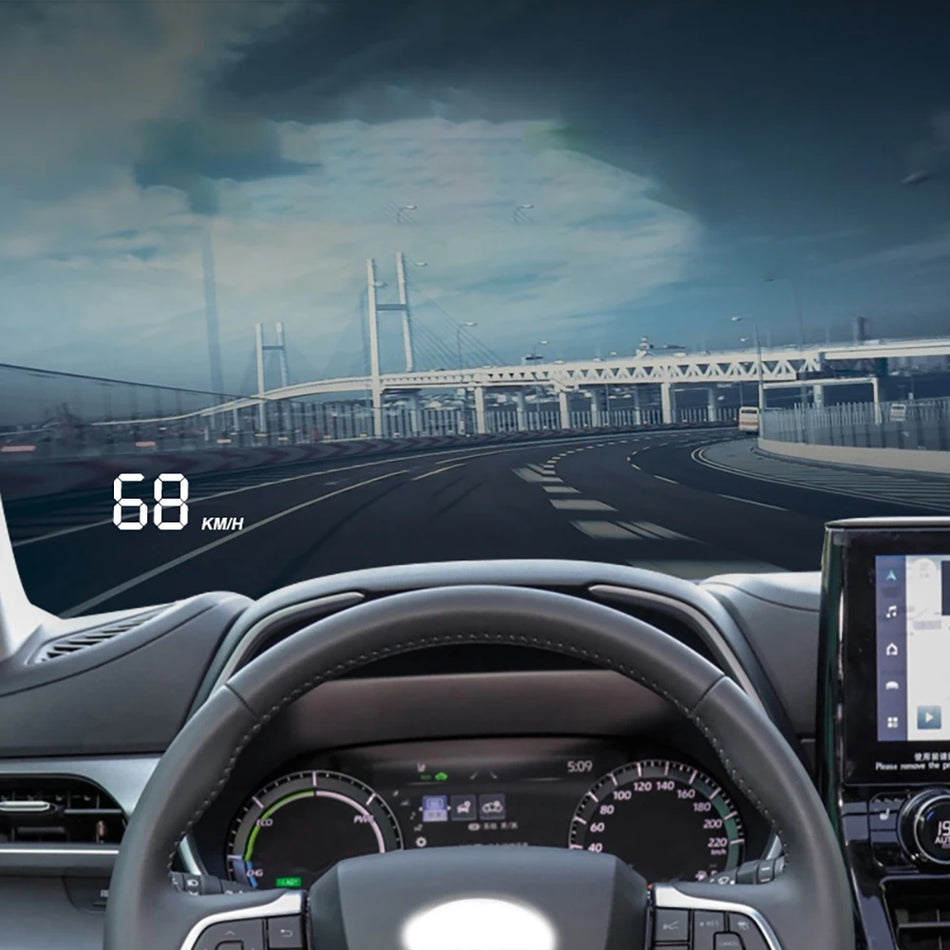 Οθόνη Head Up για Toyota Highlander Kluger XU70 2020-2023 5 Ίντσες Ταχύμετρο HUD, Ενσύρματη