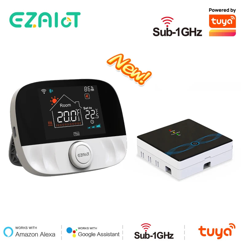T9W RC9Plus Wireless Thermostat &ndash; Tuya WiFi Control