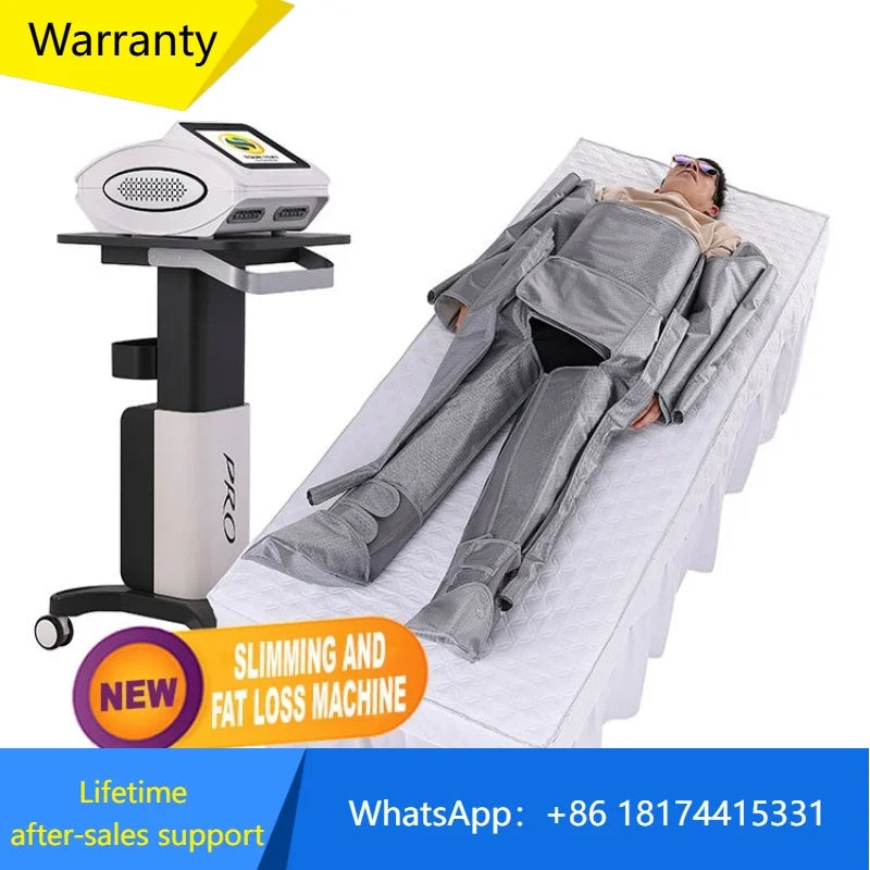 Stroj na zeštíhlení těla s tlakem vzduchu, pressoterapie, detoxikace lymfy