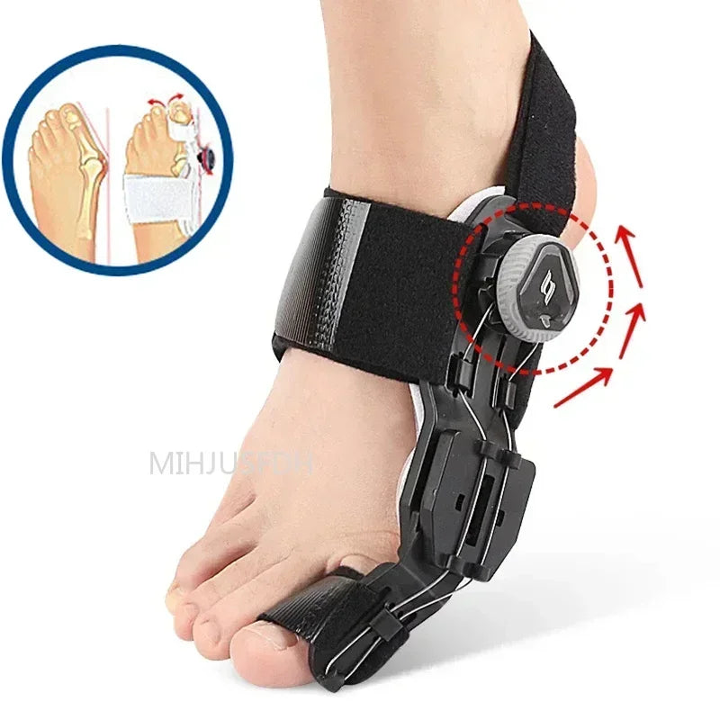 Justerbar Tåkorrektor Unisex Hallux Valgus Støtte Tå Adskiller