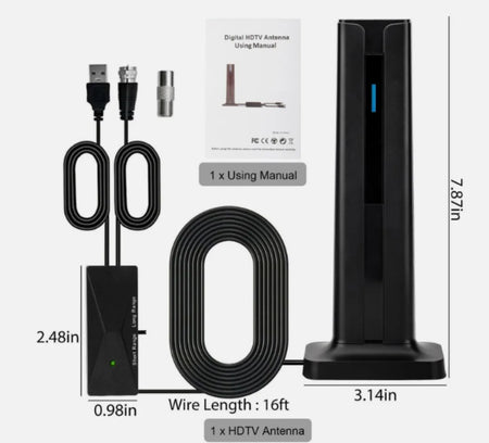 AH-190 &ndash; Indoor TV Antenna With Long Range HD Signal
