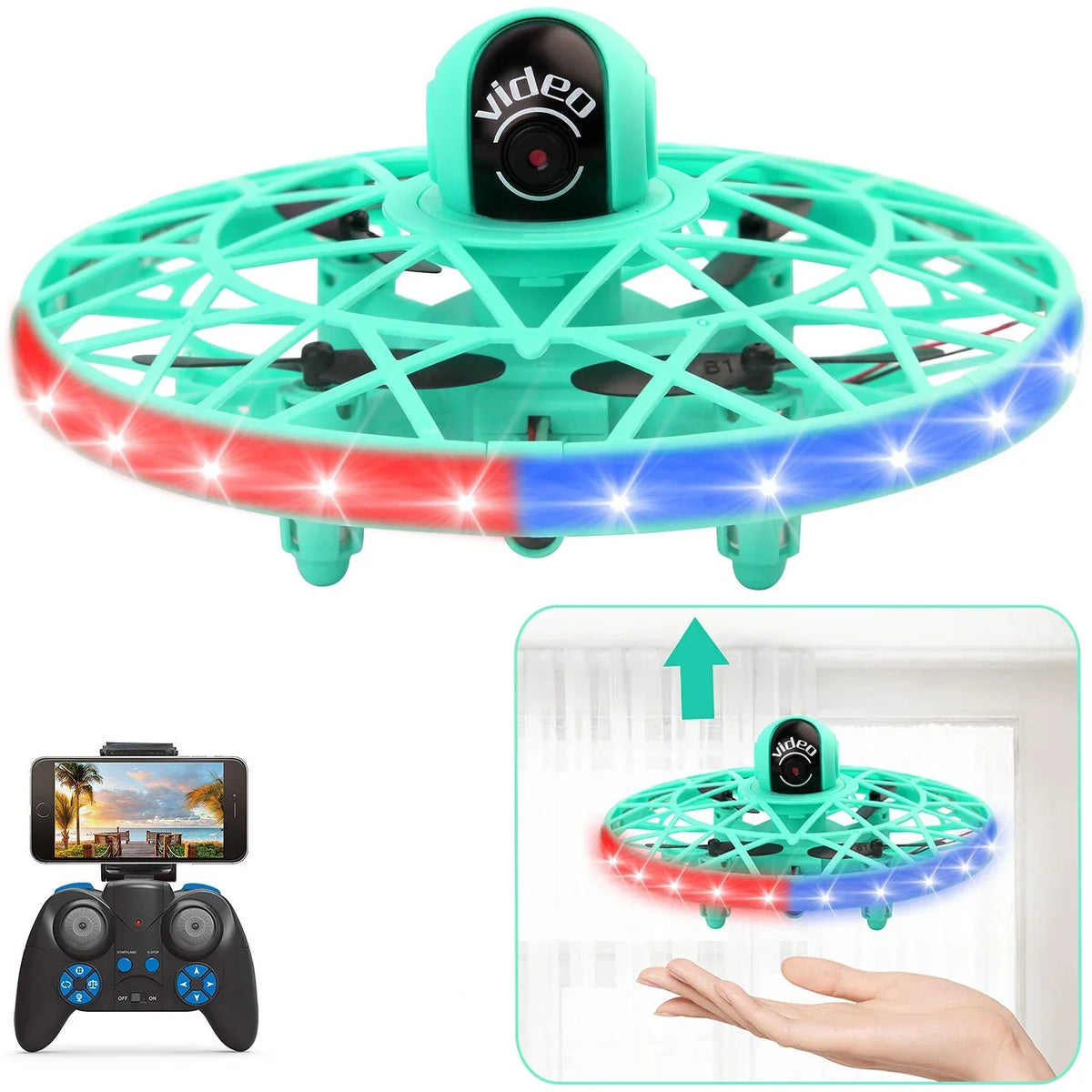 Gesture Sensing RC Drone &ndash; App Controlled Aerial Photography